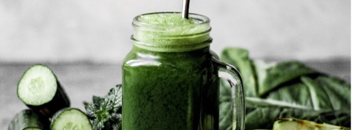 Grüner Smoothie mit Kollagen Grüner Smoothie mit Kollagen