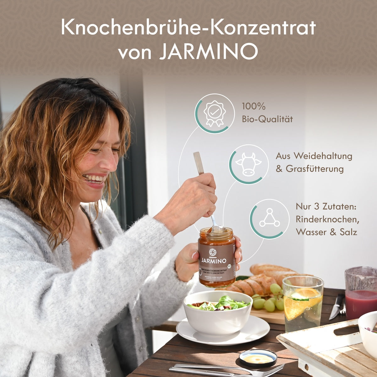 Knochenbrühen-Konzentrat Rind (440g)