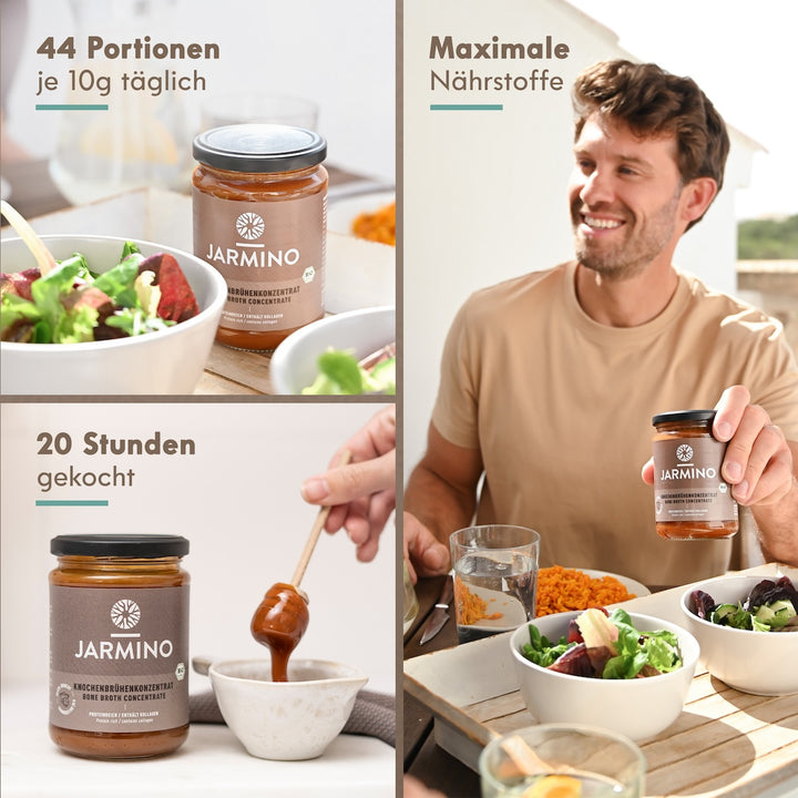 Knochenbrühen-Konzentrat + GRATIS Kollagenriegel Knochenbrühen-Konzentrat + GRATIS Kollagenriegel