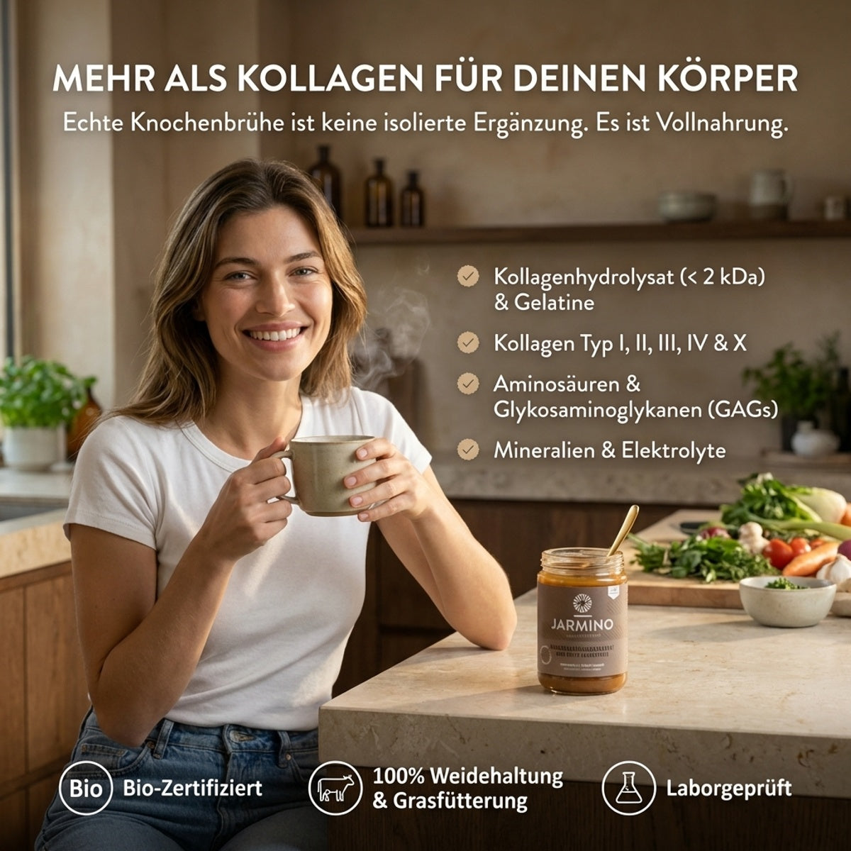 Knochenbrühen-Konzentrat Rind (220g)