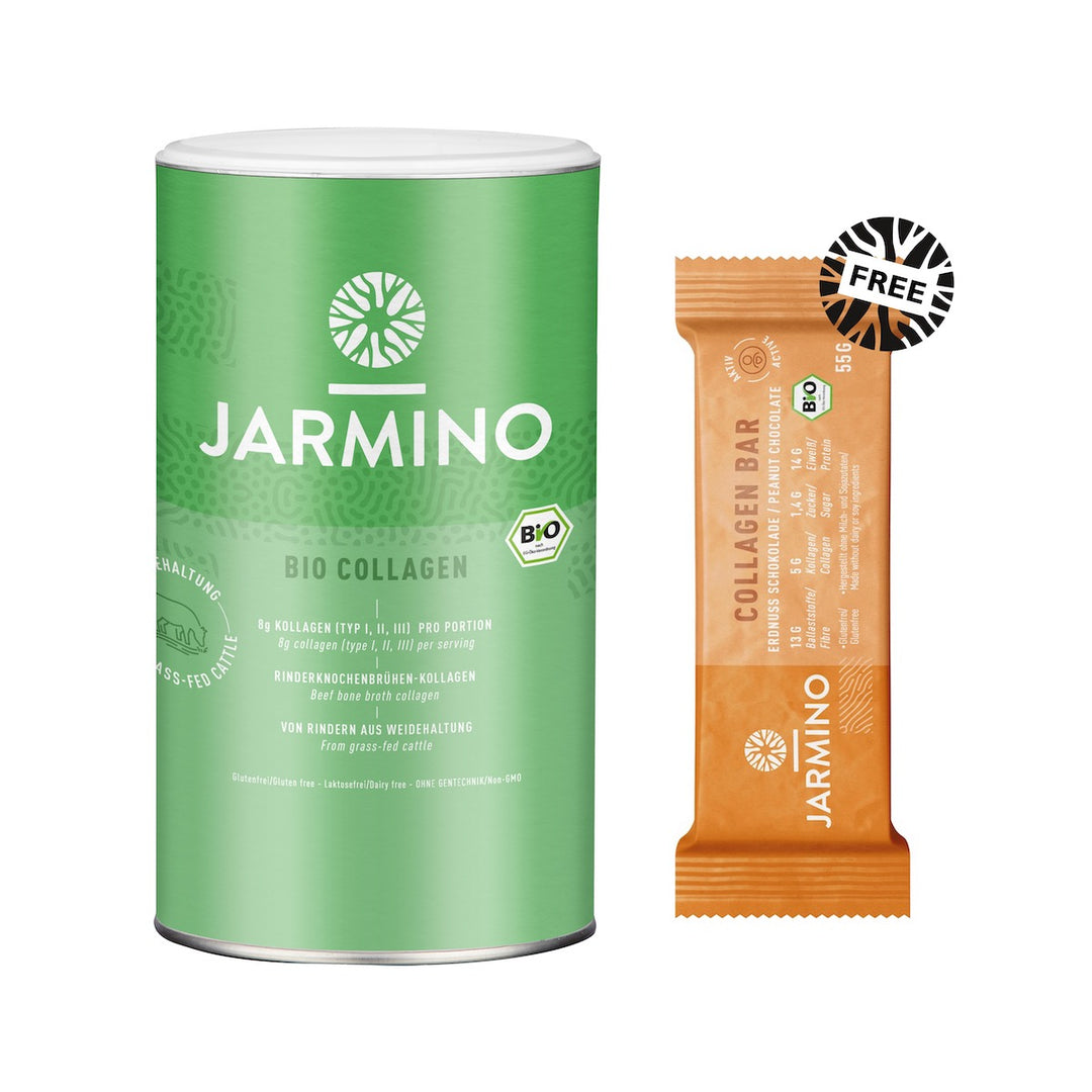 Bio Kollagen + GRATIS Kollagenriegel Bio Kollagen + GRATIS Kollagenriegel