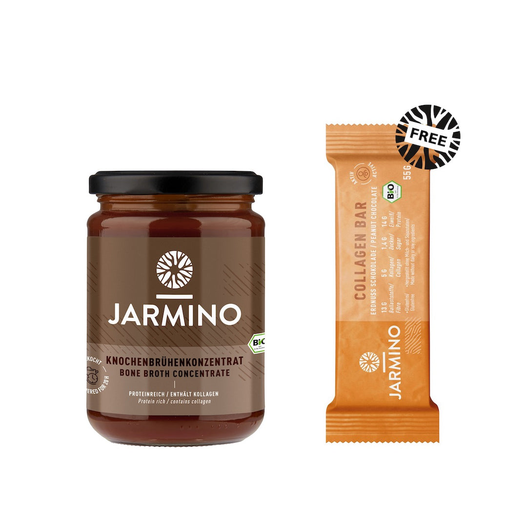 Knochenbrühen-Konzentrat + GRATIS Kollagenriegel Knochenbrühen-Konzentrat + GRATIS Kollagenriegel