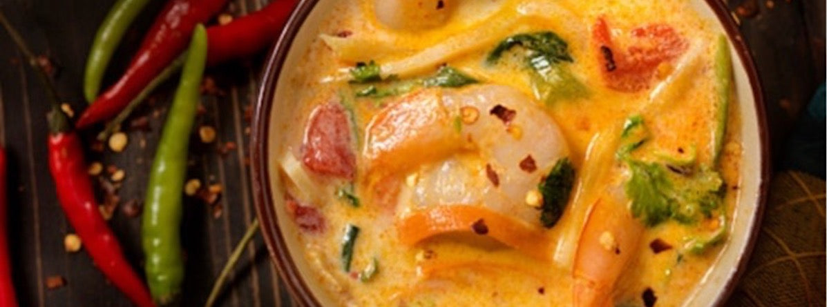 Kokos Thai Suppe (Low Carb) mit Kollagen