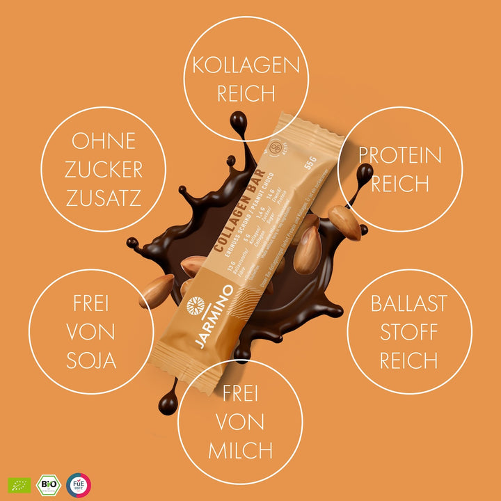 Kollagen Riegel Erdnuss