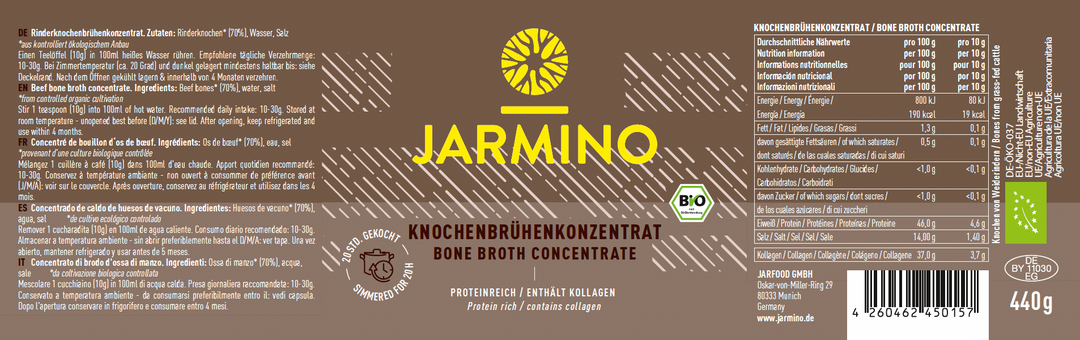 Knochenbrühen-Konzentrat Rind (3x 440g)