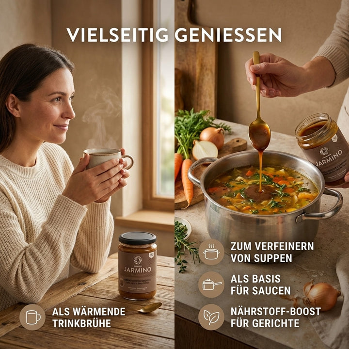 Knochenbrühen-Konzentrat Rind - salzreduziert (220g)