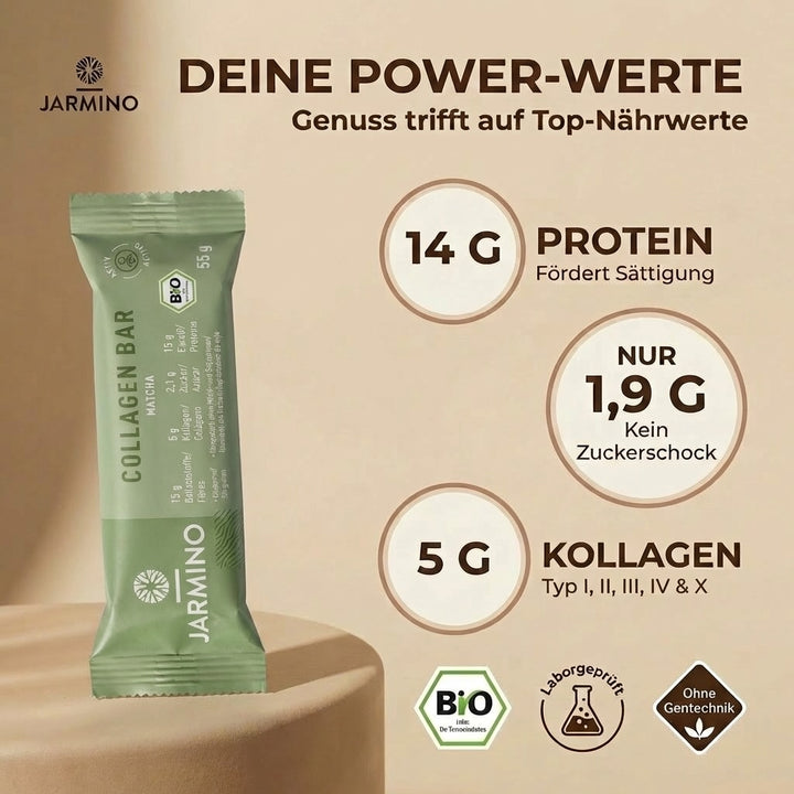 Kollagen Riegel Matcha