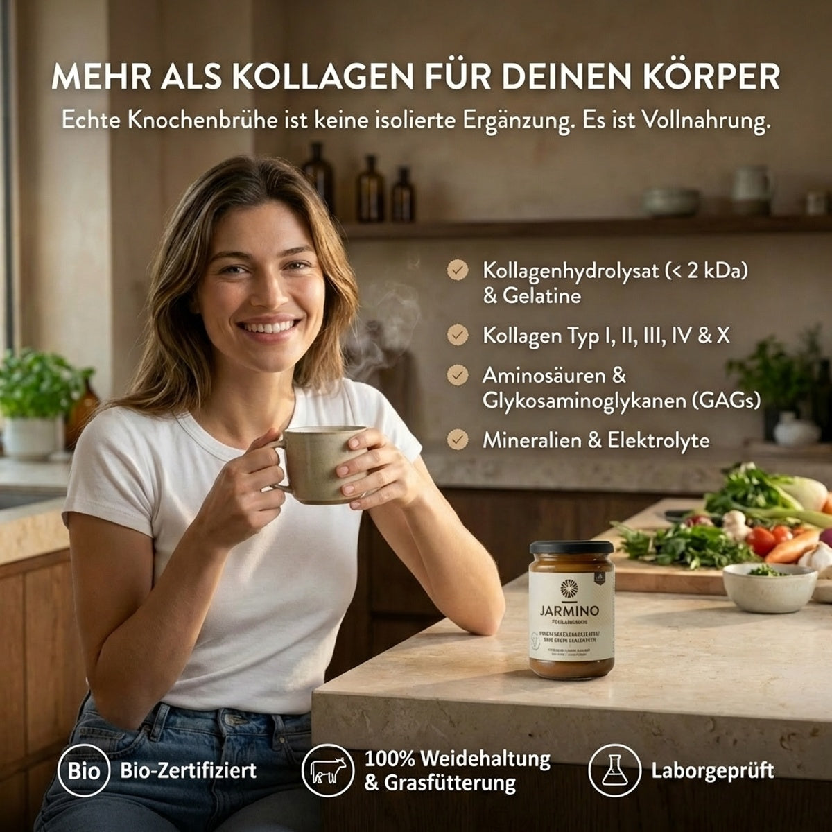 Knochenbrühen-Konzentrat Huhn (200g)