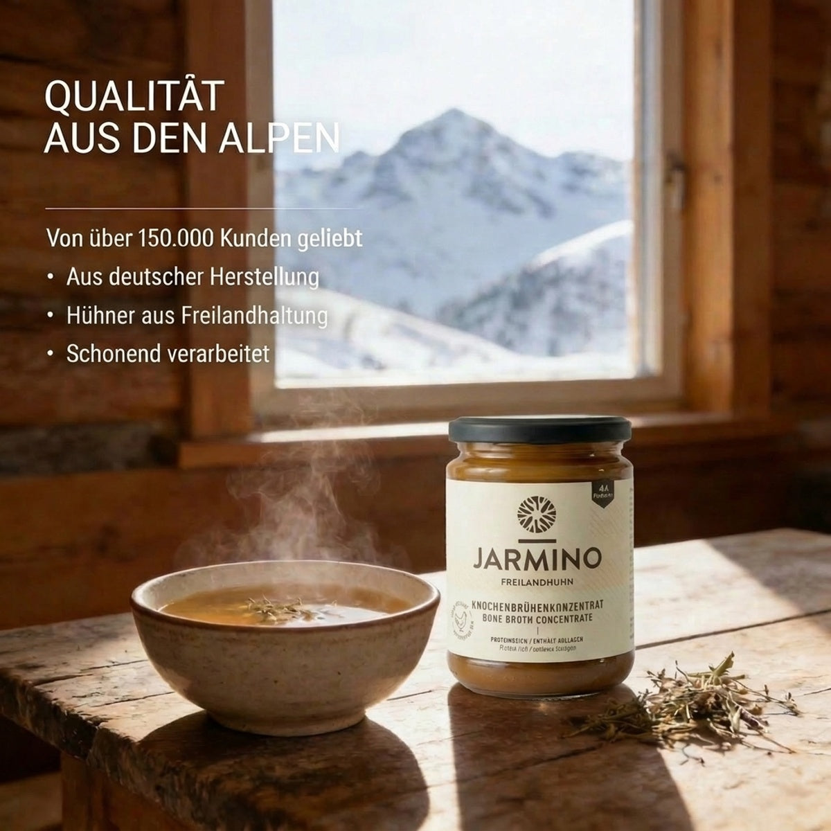 Knochenbrühen-Konzentrat Huhn (200g)