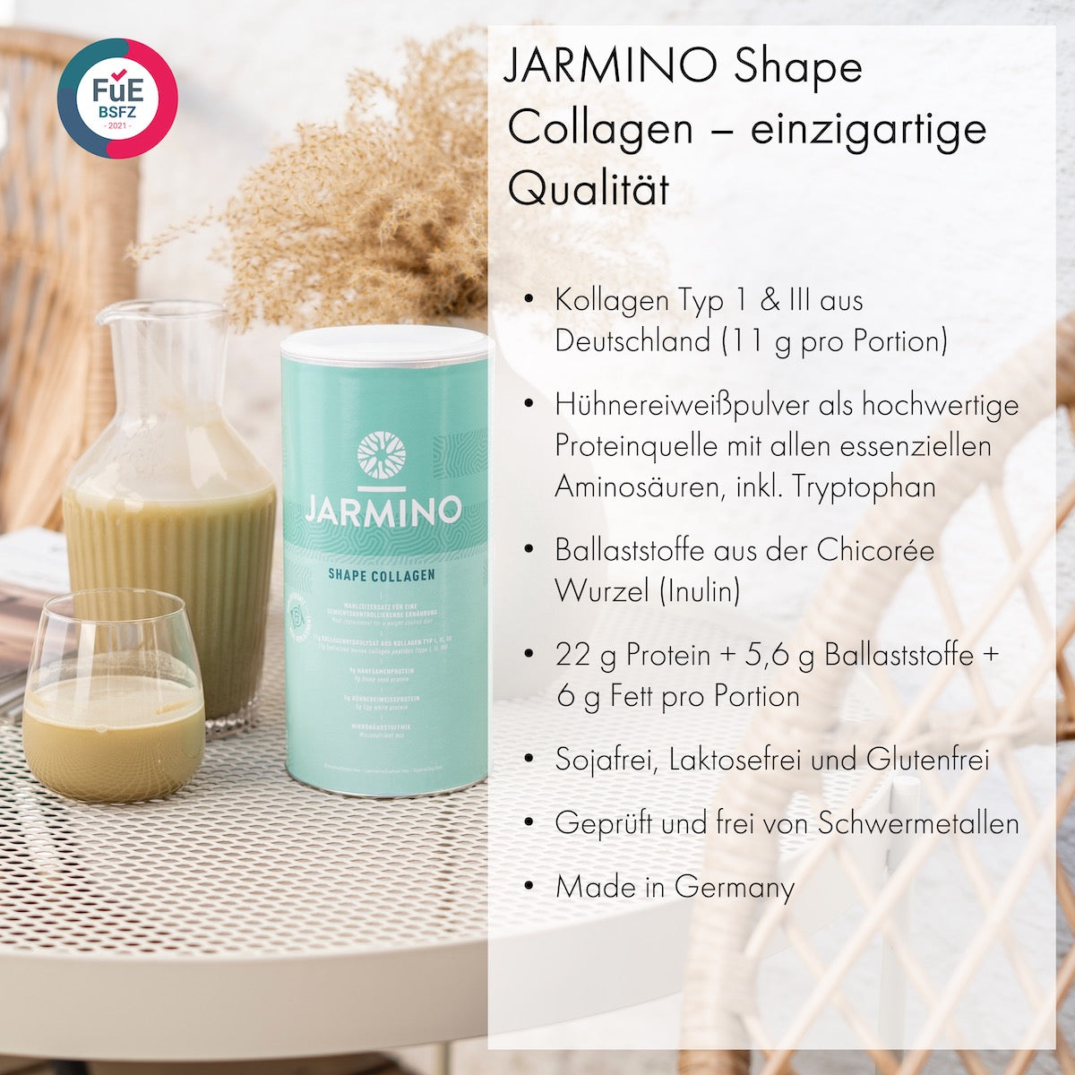 Jarmino - Auf dem Markt gibt es viele Kollagenpulver, aber unser JARMINO  Bio Rinderkollagen ist das weltweit erste Kollagen in Bio-Qualität. 💪✓👉   Das Kollagenpulver ist fast  geschmacksneutral und macht sich daher